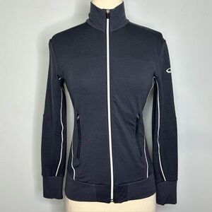 Icebreaker GT Midweight 260 Knit Fitted Merino Wool Full Zip Up Jacket Size XS